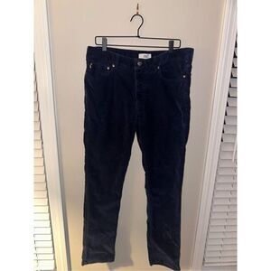 Spoke Blue Corduroy Cord Fives Build A 36 Pants Mens